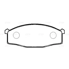 Колодки тормозные NISSAN Atlas 1990 ~ 2007 / Cabstar 1992 ~ 1998 , I CTR GK0803