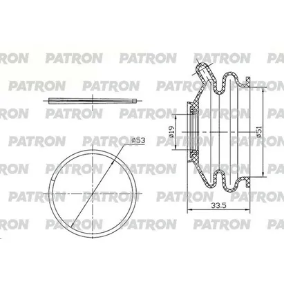 Пыльник шаровой опоры TOYOTA HIACE PATRON PSE6410