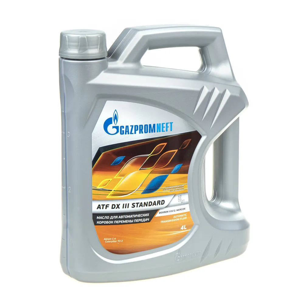 Масло трансмиссионное Gazpromneft ATF DX III Standard 4 л 253650140