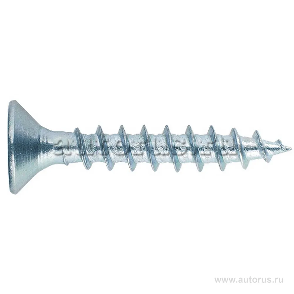 Саморезы универсальные 6x80, потайная головка, PZ, оцинкованные 100 шт Шурупь 49137 ШУРУПЬ 49137