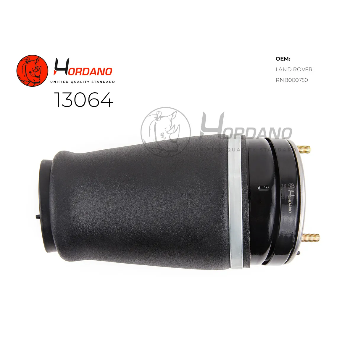 Передний левый пневмобаллон LAND ROVER Range Rover L322 (2002-2012) Hordano 13064