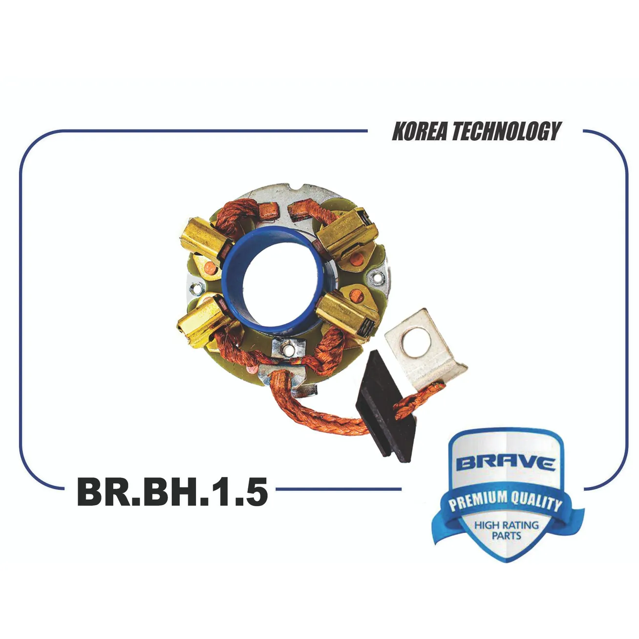 Щетка стартера 93743787 BR.BH.1.5 Chevrolet Lacetti 1.8-2.0 BRAVE BRBH15