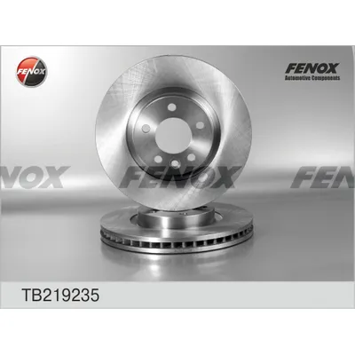 Диск тормозной MULTIVAN V (7HM, 7HF) 03-09, TRANSPORTER V автобус (7HB, 7HJ) 03-09, TRANSPORTER V фу FENOX TB219235