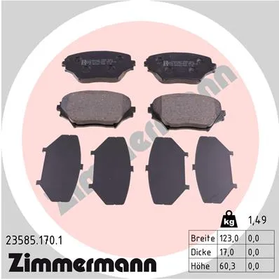 SBB Toyota ZIMMERMANN 23585.170.1