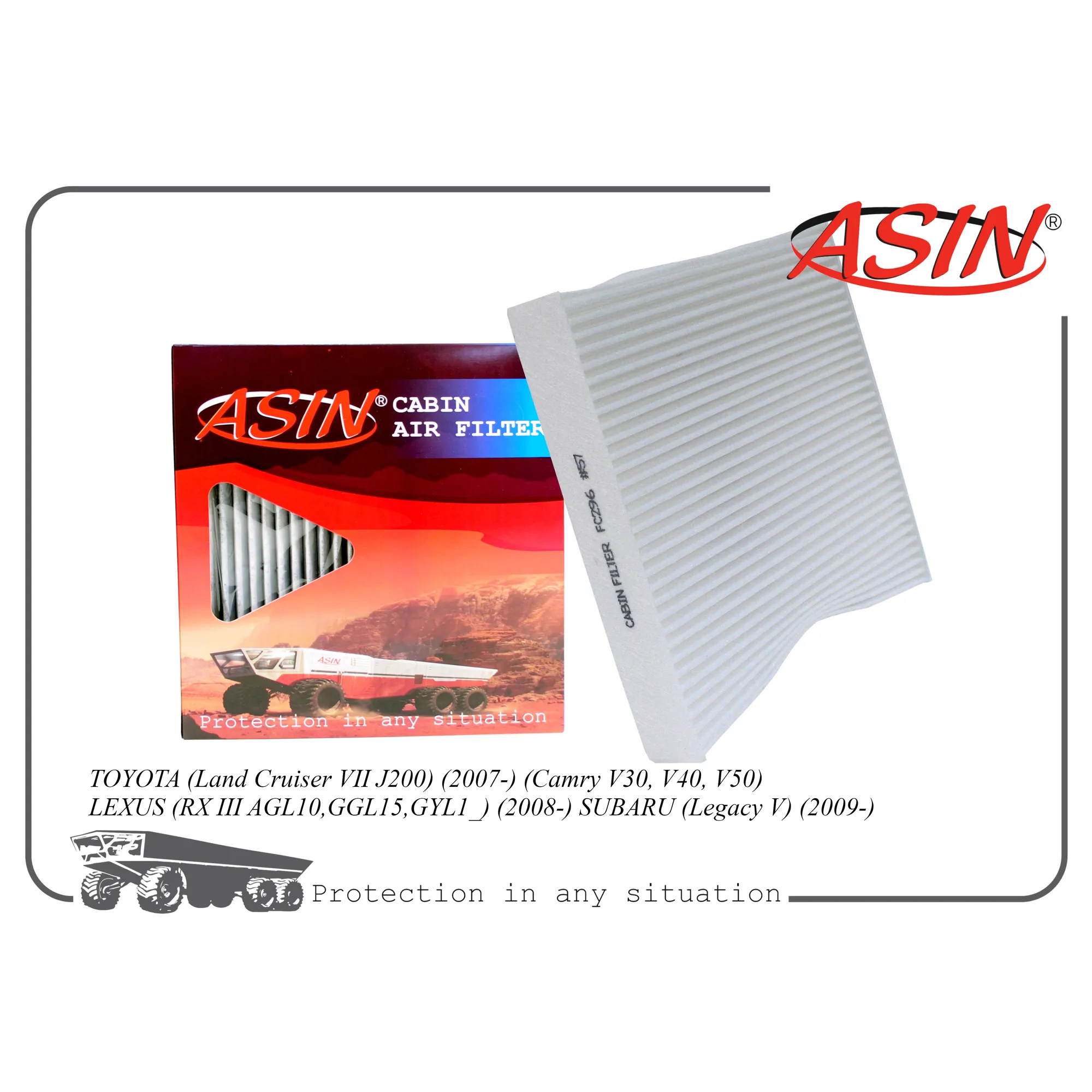 Фильтр салонный 87139-30040/ASIN.FC296 ASIN ASIN ASINFC296