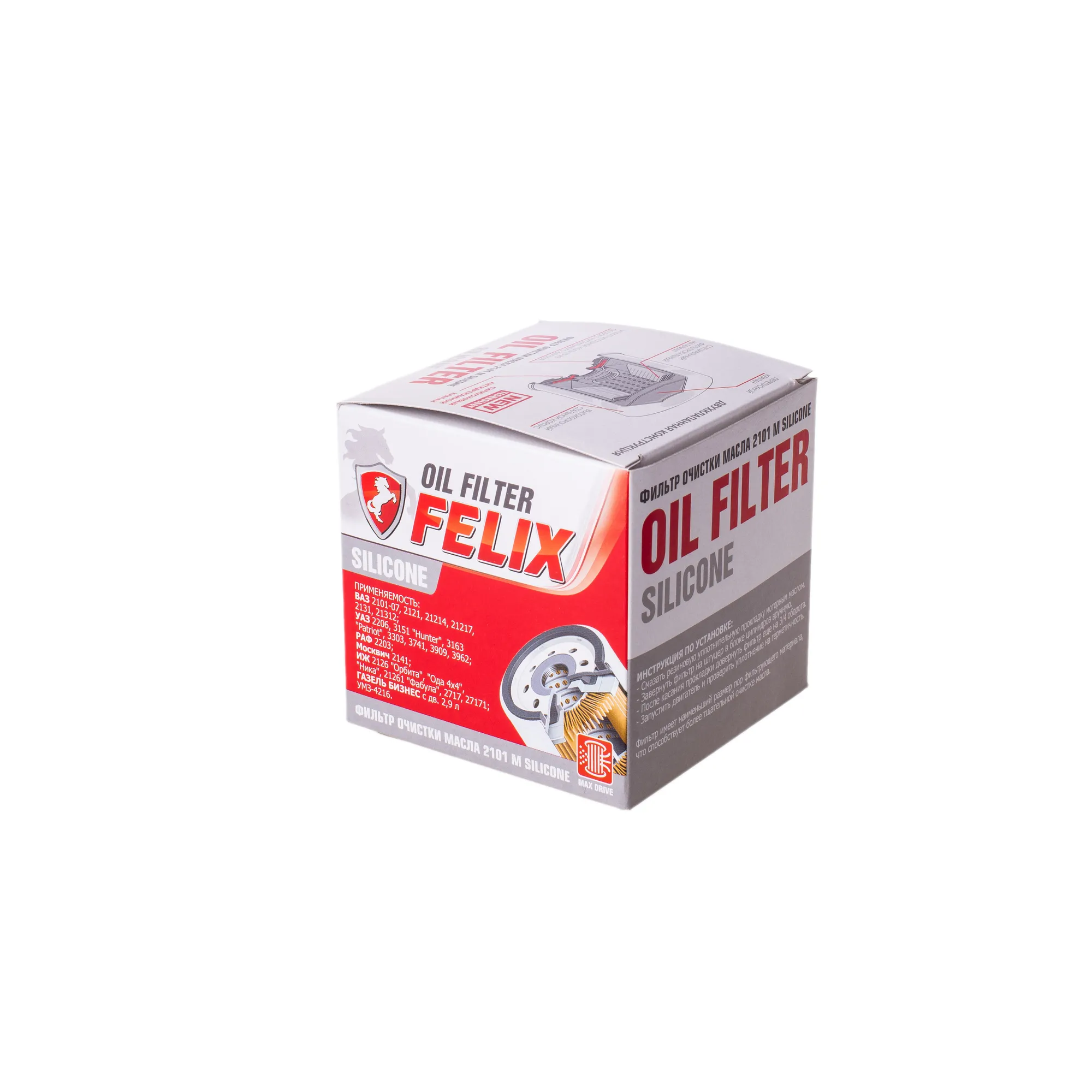 Фильтр масляный 2101-07,2121-21213 2101 М Silicone (FELIX) Felix 410030148