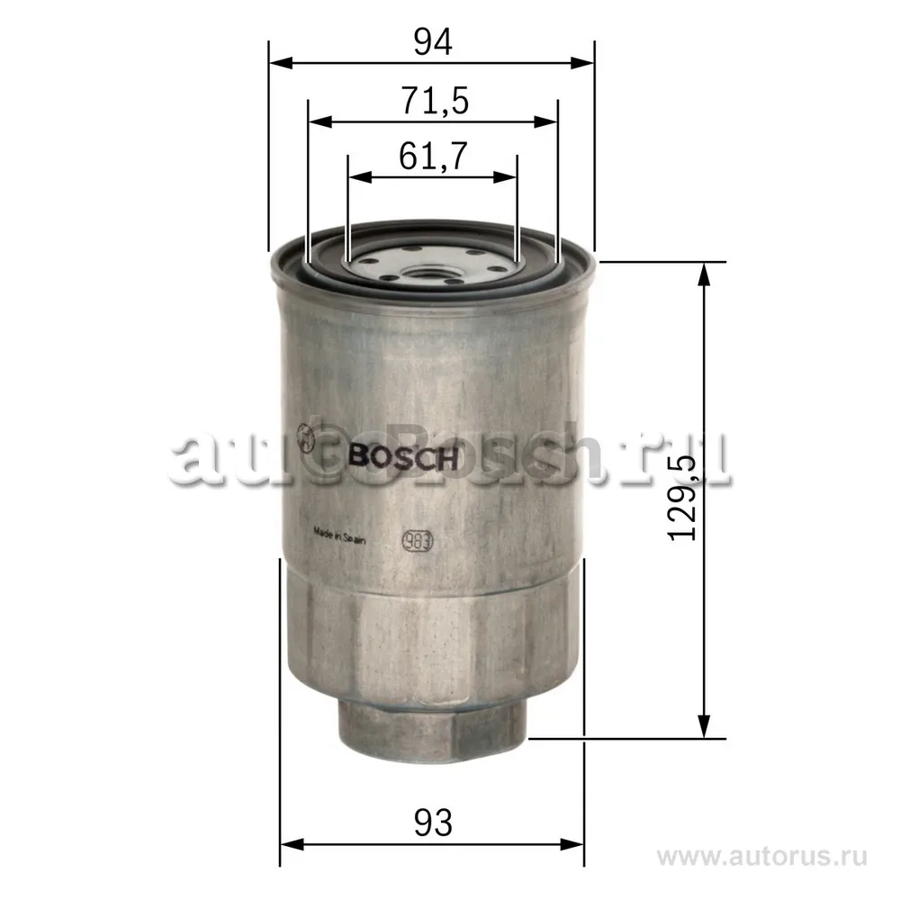 Фильтр топливный BOSCH 1 457 434 453