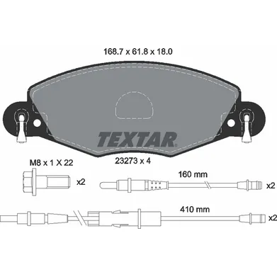 Колодки торм. CITROEN C5 2.2/3.0 перед.к-т