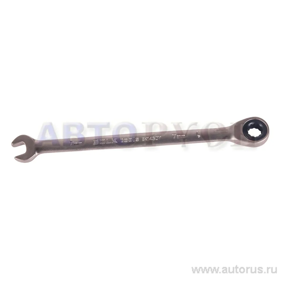 Ключ комбинированный, 7 мм, трещоточный BOLK BK14307