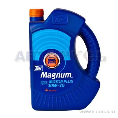 Масло моторное ТНК Magnum Motor Plus 10W-30 минеральное 4 л 40614242