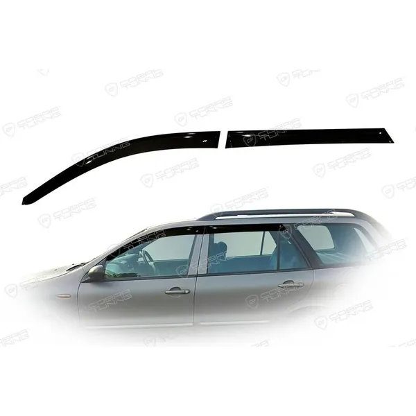 Дефлектора на окна Fiat Marea Weekend 1996-2003 деф.окон Cobra Tuning F21296