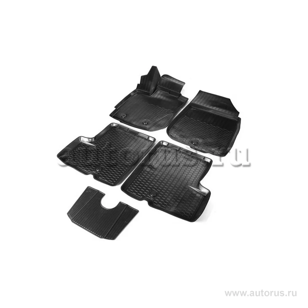 Коврики салона полиуретан черный Renault Duster 2015- с крепежом COMFORT 41.09.515.PL
