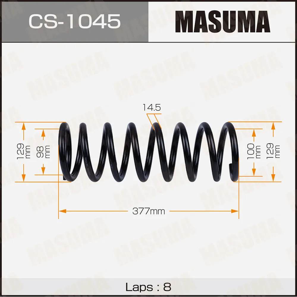 Пружина задняя TOYOTA IPSUM MASUMA CS-1045