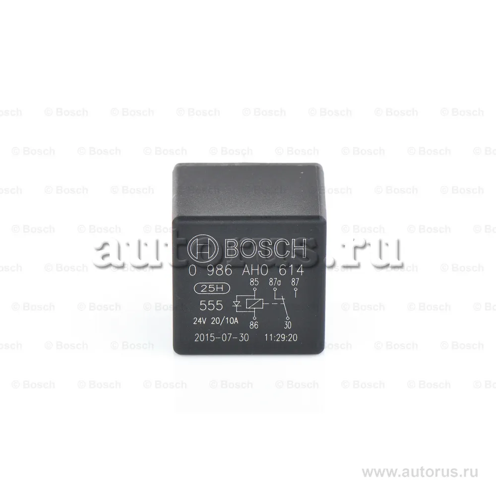 Реле 20A 24V 5 контактов BOSCH 0986AH0614