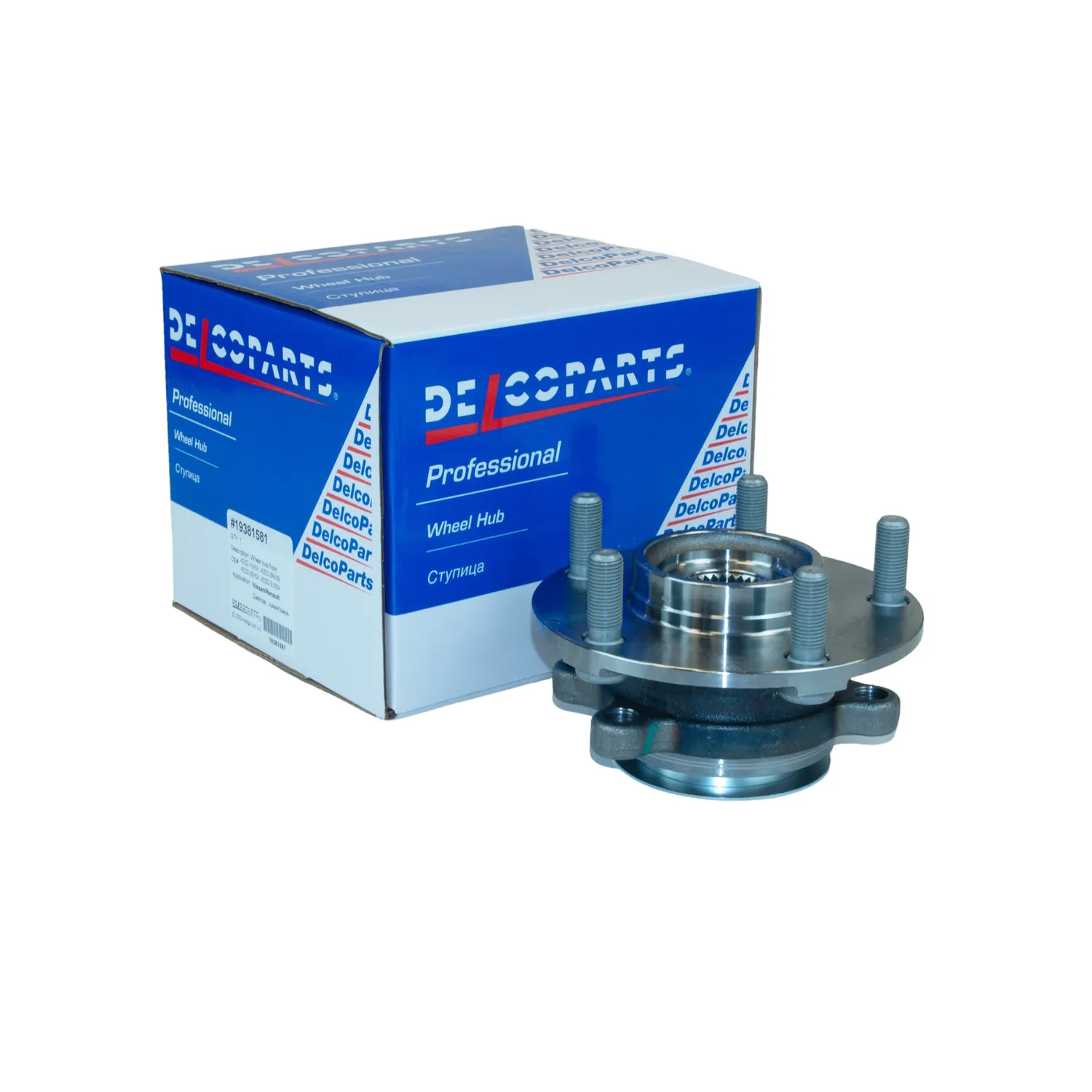 Ступица передняя Nissan JUKE, QASHQAI; Renault KOLEOS DelcoParts 19381581