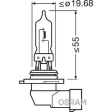Лампа 12V HB3 100W P20d OSRAM OFF-ROAD Super Bright Premium 1 шт. картон 69005SBP