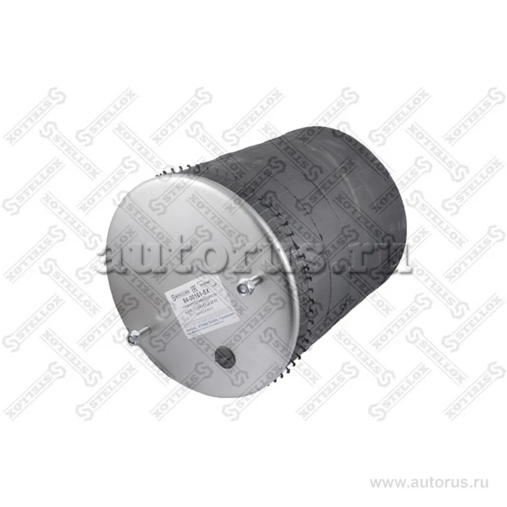 Пневмоподушка со стак. 2шп.M12. 1отв-шт.M22 низ: 1шп. M22 6 отв.(ов STELLOX 84-00161-SX