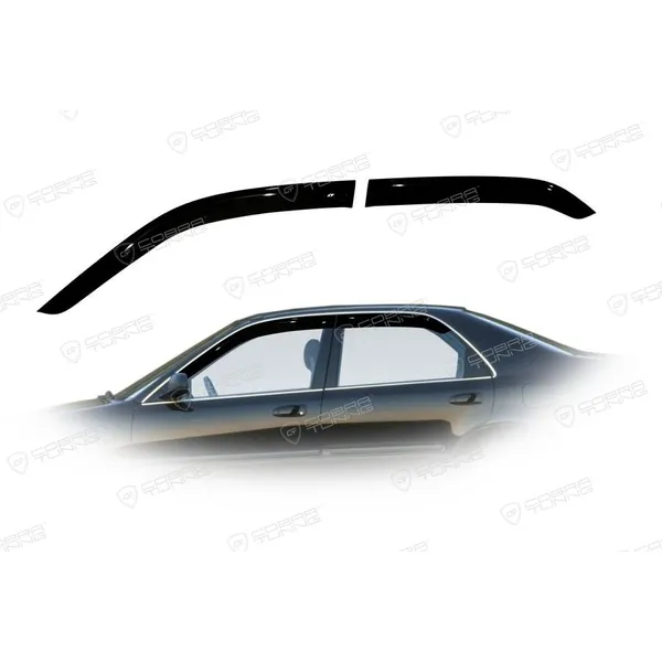 Дефлектора на окна Honda Civic V Sd 1991-1995 деф.окон Cobra Tuning H12191