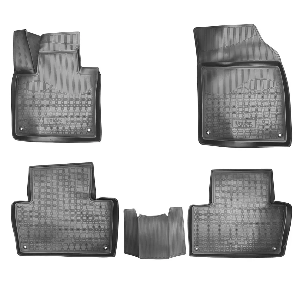 Коврики салонные для Volvo XC90 3D (2015) (5 мест) NORPLAST NPA11-C96-780