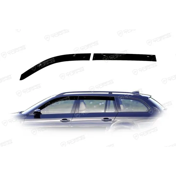 Дефлектора на окна BMW 5 Touring (E61) 2003-2010EuroStandard деф.окон Cobra Tuning BE23703