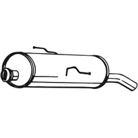Глушитель задний PEUG 206 98-00 BOSAL 190-355