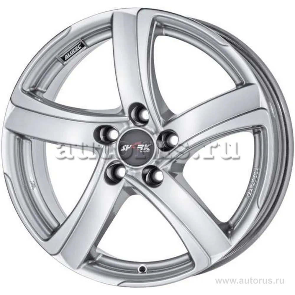 Диск литой R17 7.5J 5x108/70.1 ET47 ALUTEC Shark Sterling Silver SH75747B520