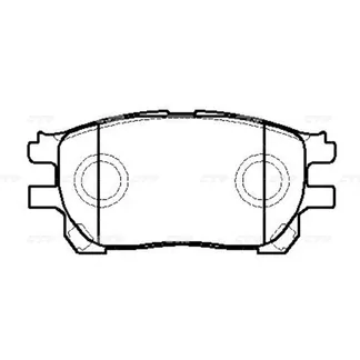 Тормозные колодки CTR CKT-169
