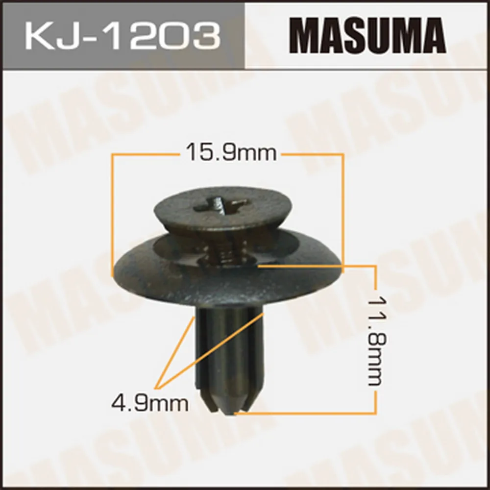 Клипса крепежная MASUMA KJ-1203