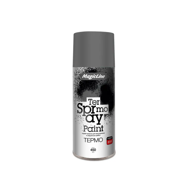 Краска термостойкая серебристая (265г) MAGICLINE 610