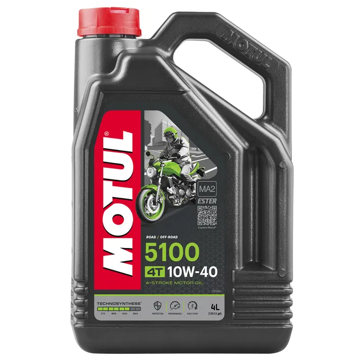 Масло моторное Motul 5100 4T 10W-40 синтетическое 4 л 104068