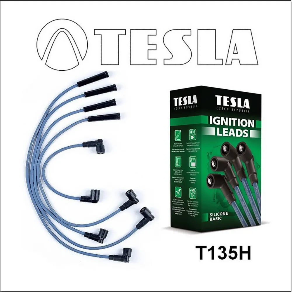 Провода в/в силик.70% ВАЗ 08-09 TESLA (T 135H) TESLA T135H