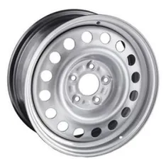 Диск штампованный R15 6J 5x114.3/60.1 ET45 TREBL 9140 Silver 9112691
