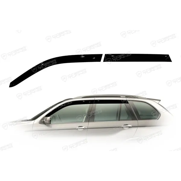 Дефлектора на окна BMW X5 (E53) 2000-2006EuroStandard деф.окон Cobra Tuning BE20200