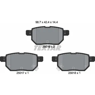Колодки тормозные дисковые задн LEXUS: CT (ZWA1_) 11 - /TOYOTA: PRIUS (ZVW30_) 09 -