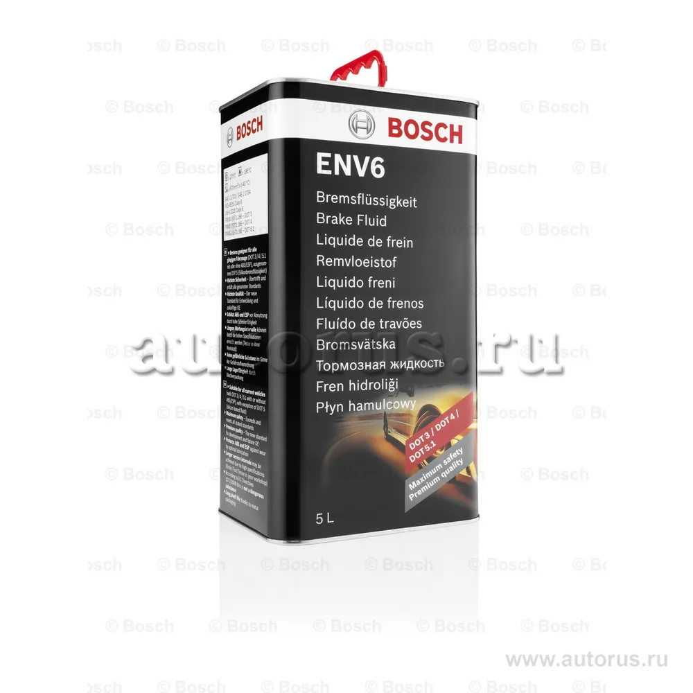 Жидкость тормозная BOSCH ENV6 DOT5.1 5 л 1 987 479 208