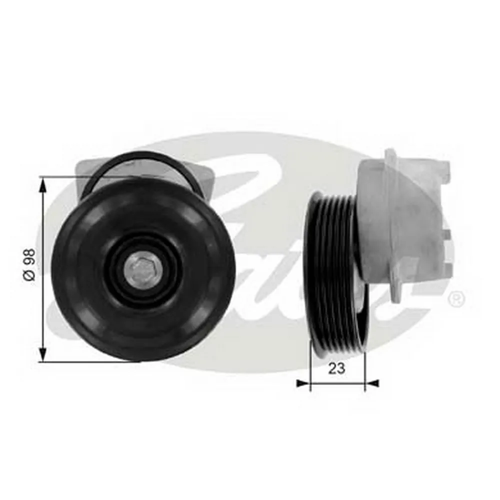 Натяжитель ремня прив. ford fiesta 1.25-1.6 95-02