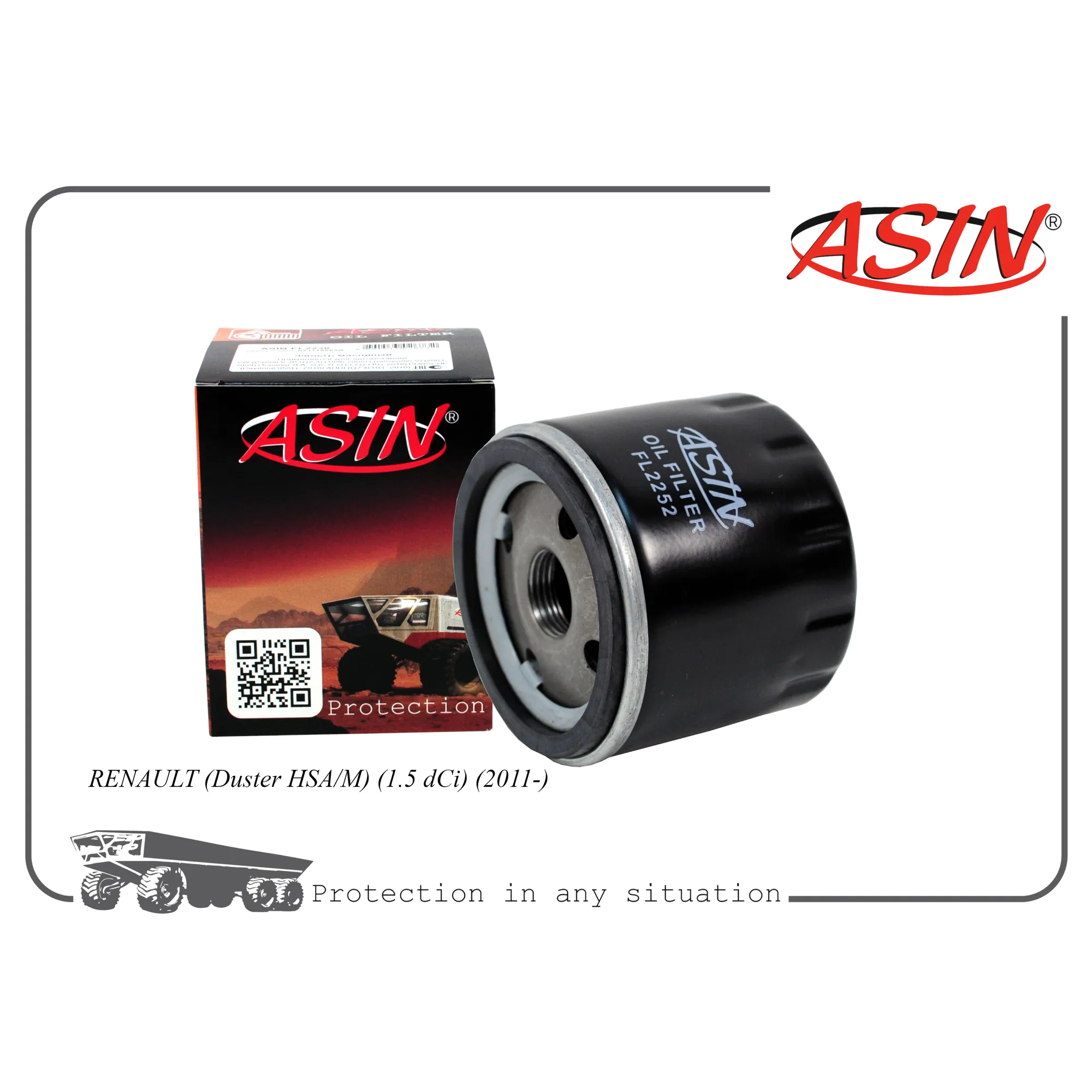 Фильтр масляный 8200768927/ASIN.FL2252 ASIN ASIN ASINFL2252