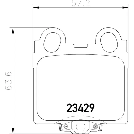 Колодки задние LEXUS IS 99-05/GS II 97-04/TOYOTA Altezza/Mark II NISSHINBO NP1038
