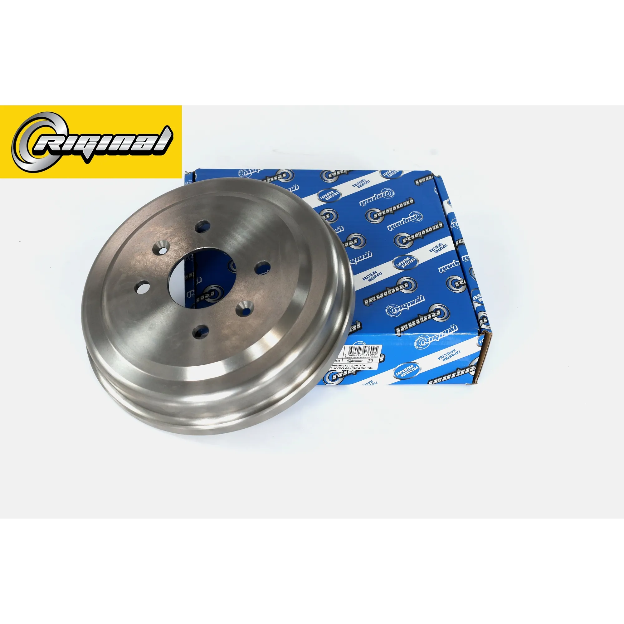 Барабан тормозной задний для а/м Chevrolet Aveo 06>/Spark 10> Riginal RGDB4442
