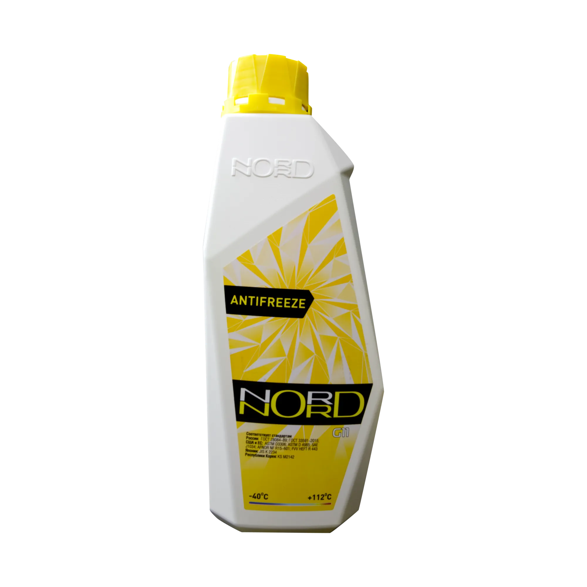 Антифриз NORD High Quality Antifreeze готовый -40C желтый 1 кг NY 20409