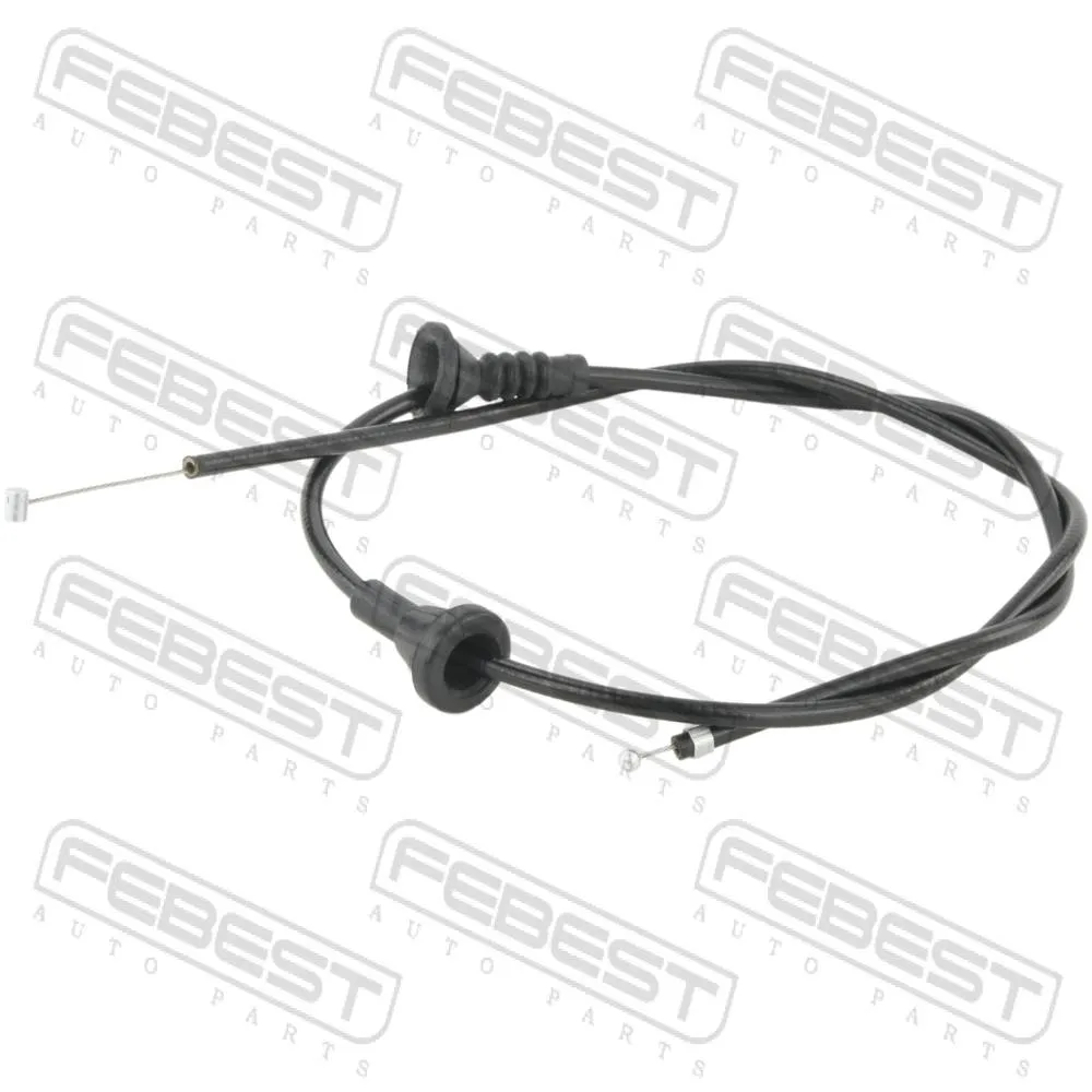 Трос привода открывания замка капота BMW X3 E83 LCI 2006-2010 [ECE] FEBEST 19101-E83
