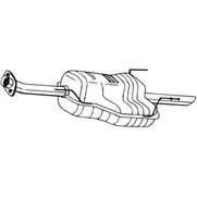 Глушитель задний OPEL ASTRA G 98-00 BOSAL 185-459