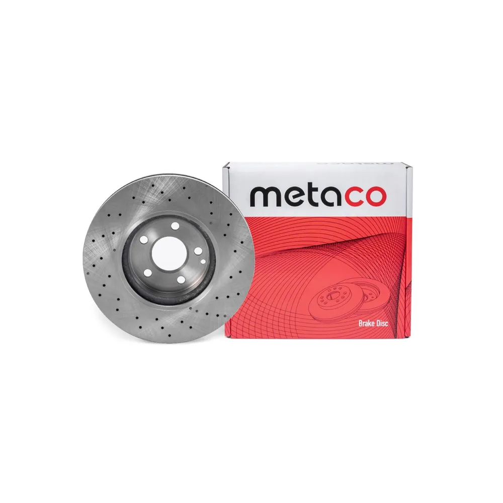 Диск тормозной передний вентилируемый MB W204/W207/W212 перфорированные METACO 3050-187