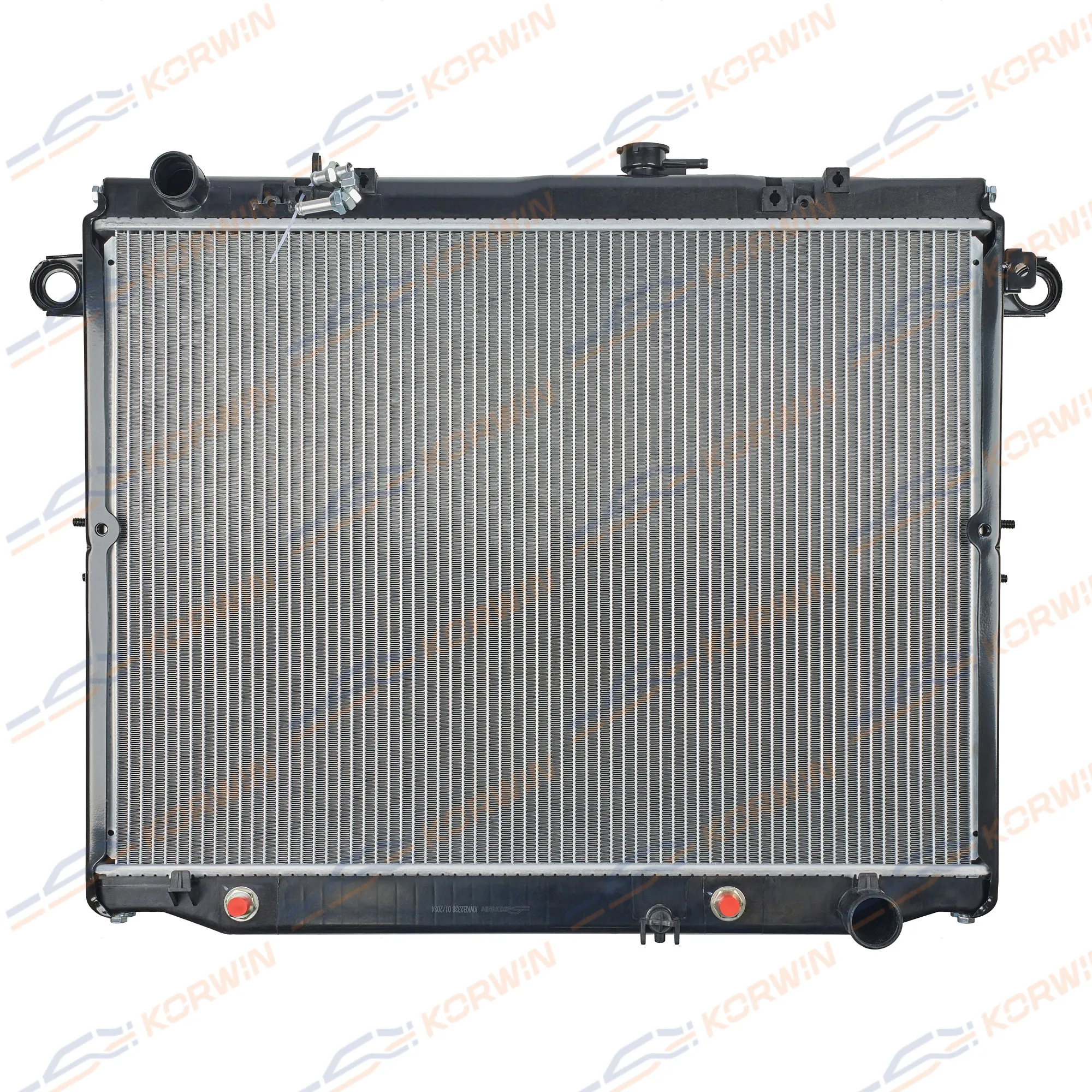 Радиатор охлаждения Toyota Land Сruiser 100/ LX II 4.7 (98-07) паяный KORWIN KWKB2338