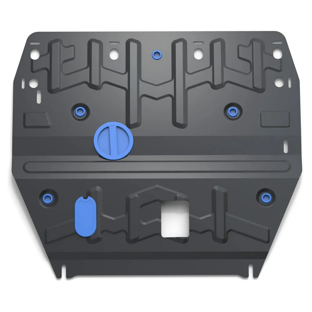 Защита картера двигателя и КПП Hyundai i40 крепеж в комплекте сталь 1.8 мм черный Rival 111.2342.1