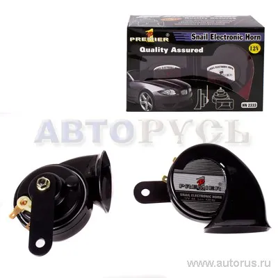 Сигнал звуковой 12V однотональный ракушка Premier HN2330