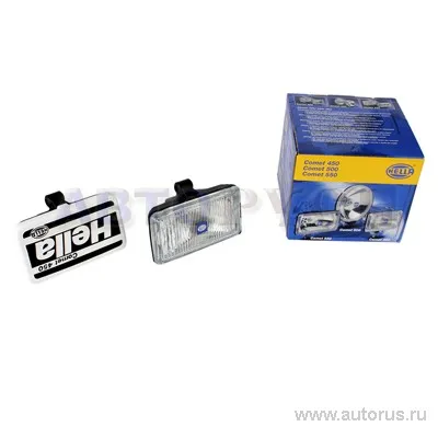 Фара противотуманная прямоугольная HELLA Comet 450 90x161x60 мм H3 55Вт 12В 2шт 1NB 005 860-801