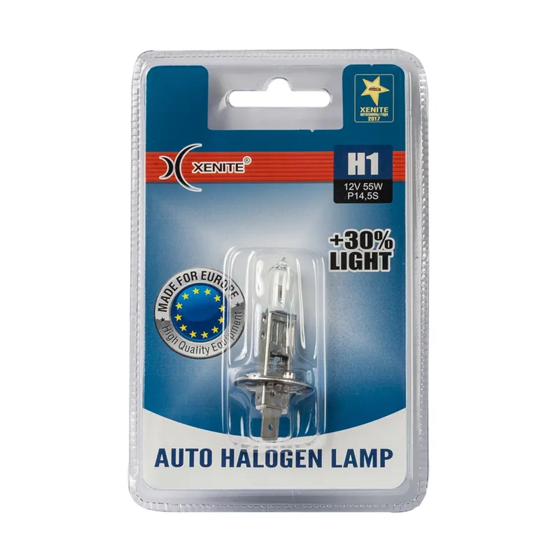 Лампа 12V H1 55W P14.5s +30 блистер 1шт. XENITE XENITE 1007086