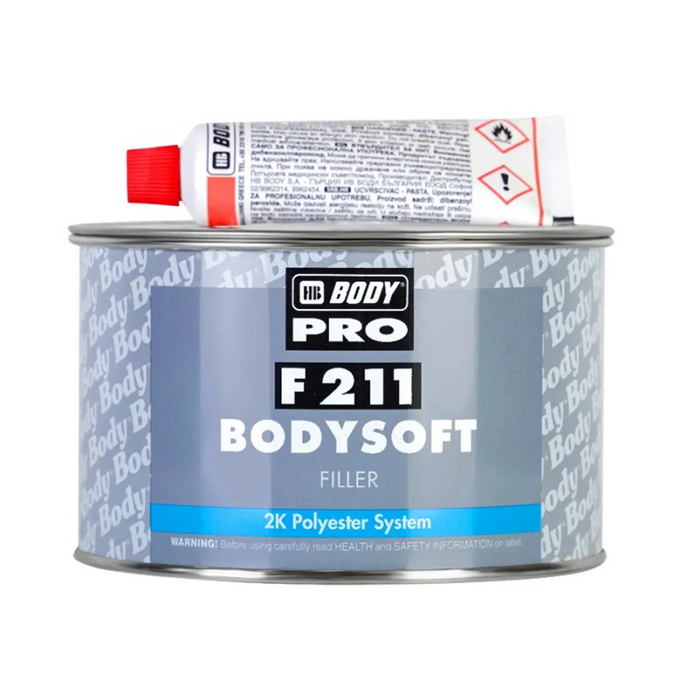 Шпатлевка п/э BODY 211 soft (1,8кг) BODY 2112300012