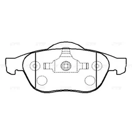 Тормозные колодки CTR CKRN-2